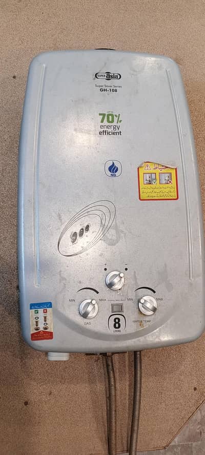 Instant water gas geyser 8 liter