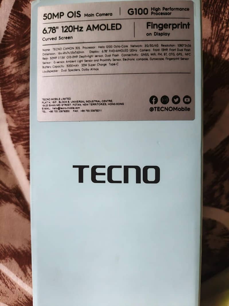 Tecno CAMON 30S 6