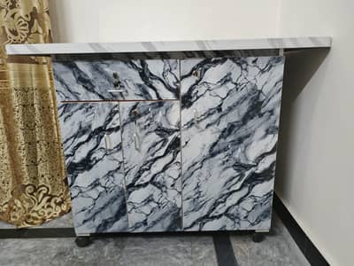 Iron stand Blue grey marble New design on trending stock available