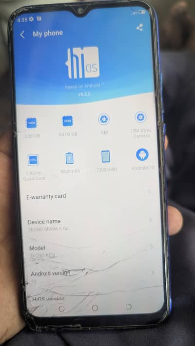 Tecno Spark 6 go