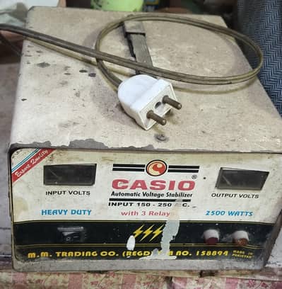 stabilizer 2500 Watt running condition