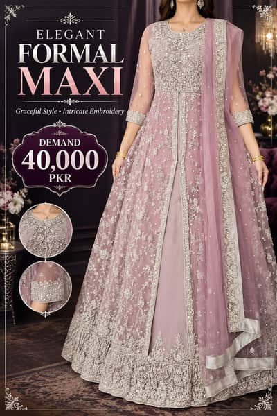 Brand New Formal Maxi | formal maxi | Barat Dress | for sale