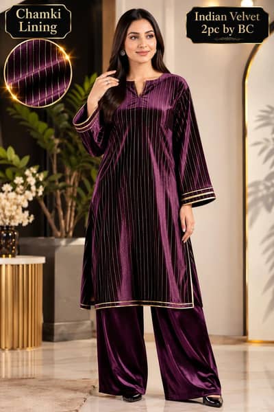 winter collection valvet suit's