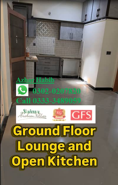 4 bed DD, Double Villa, West Open Park Face for Sale, Saima Arabian Villas North Karachi