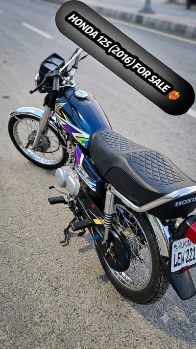 Honda 125 (2016) Model All ok No any issu argent for sale