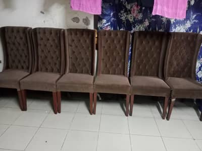 6 seater dining table wooden boht mazboot hy for sale