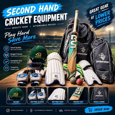 Hard ball cricket kit in good condition and reasonable price