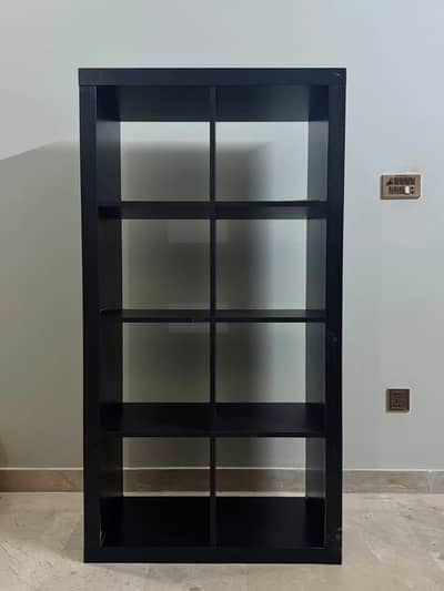 IKEA KALLAX 2x4 Shelving Unit – Dark Brown