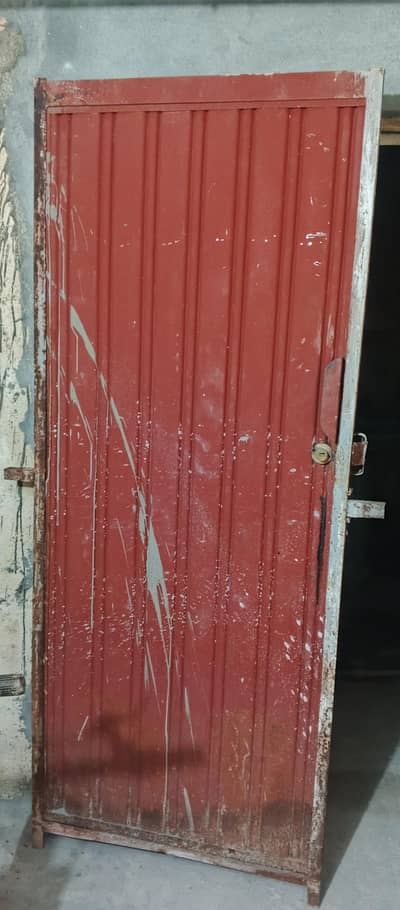 Heavy Duty Steel Iron Door for Sale – Used  Description: