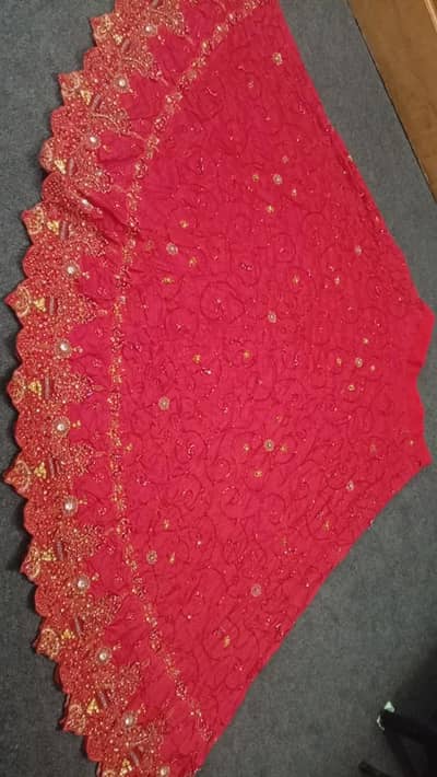 lehnga choli silk dupatta jamawar chaifun