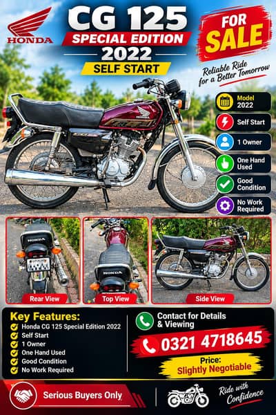 Honda 125 Special Edition 2022 Self Start