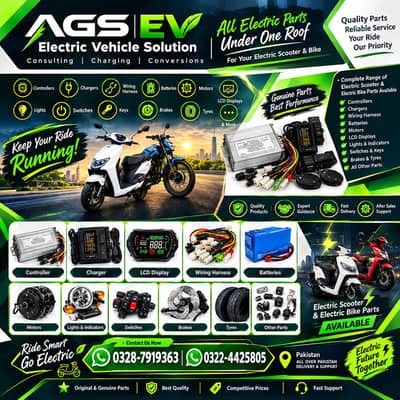 AGS EV Electric Scooter & Electric Bike Parts – All Parts Available