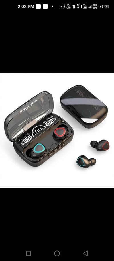 M10 TWS Wireless Earbuds - Power Bank Case - Original