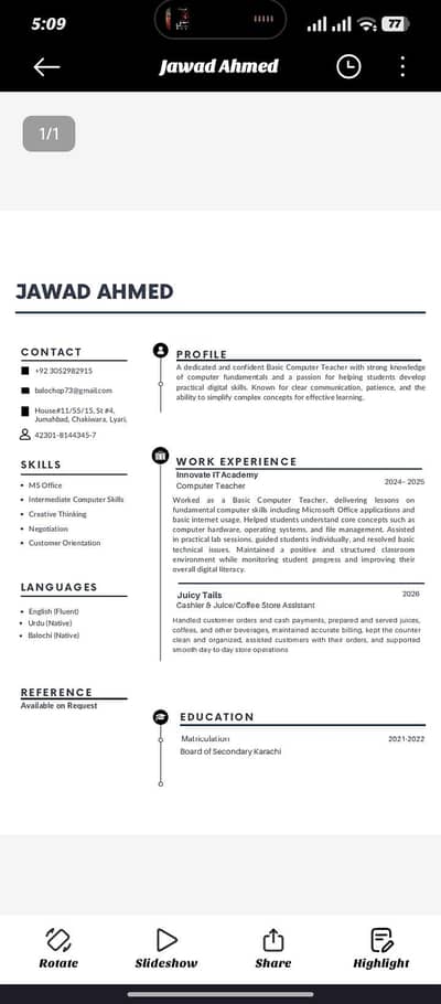 need a job