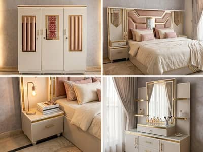 Complete Bedroom Furniture Set 4 piece