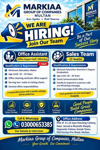 Sales and marketing