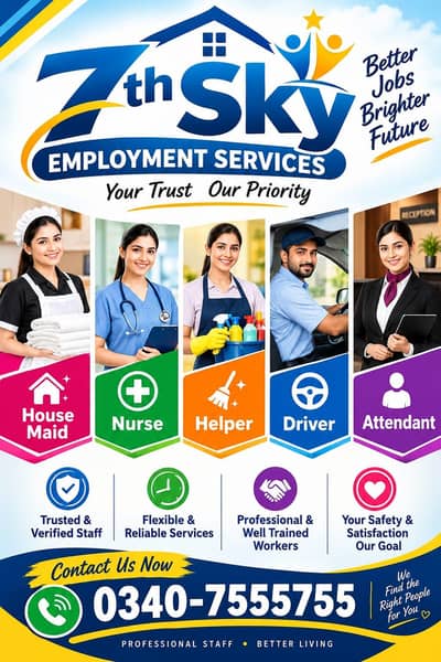 VERIFIED HOME STAFF AVAILABLE COOK,MAID,NANNY,HELPER,BATMAN,COUPLE,etc