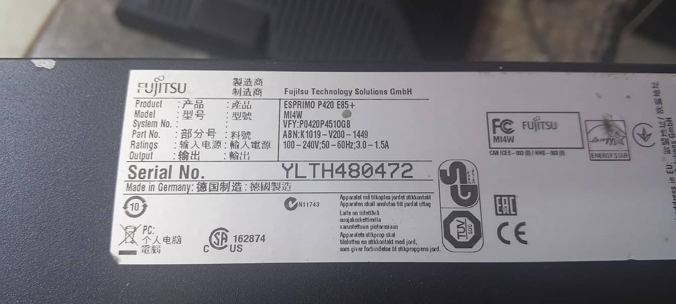 Fujitsu i7 4th generation tower 2