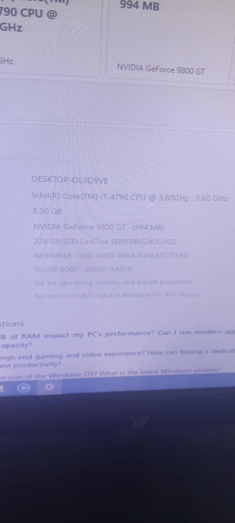 Fujitsu i7 4th generation tower 4