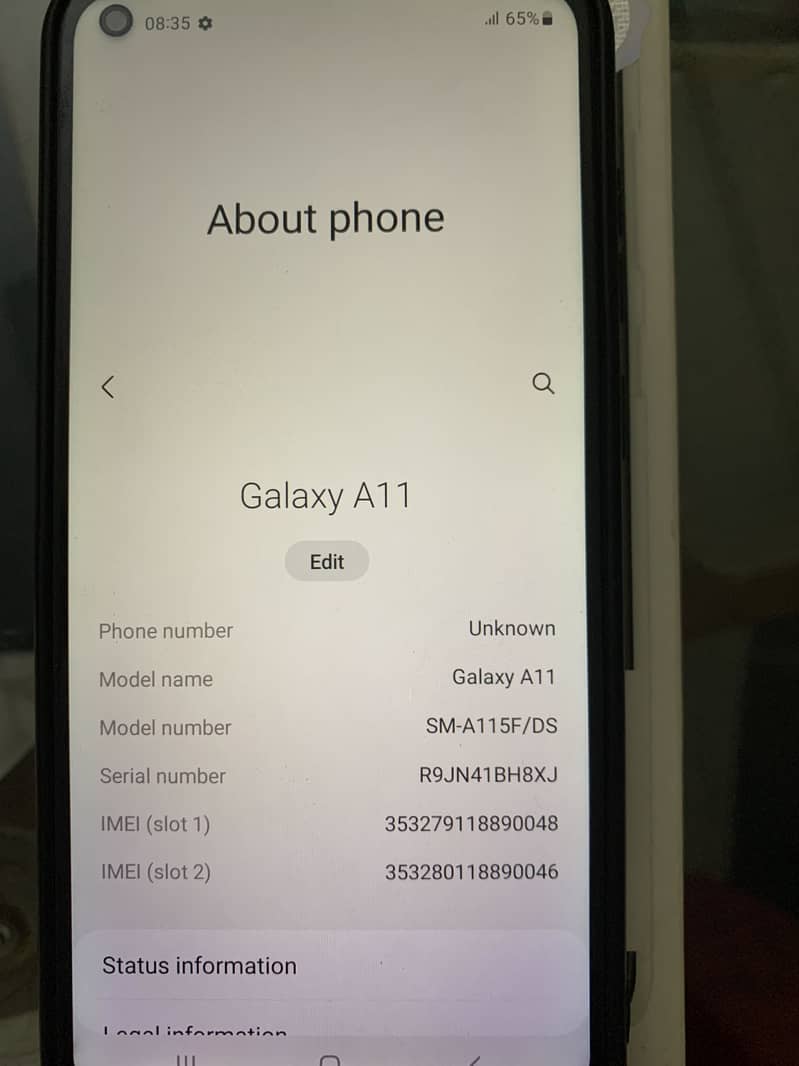Samsung Mobile A11 4