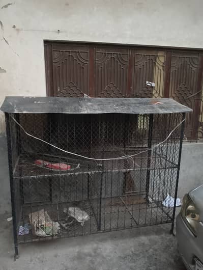 Solid iron cage with angles
