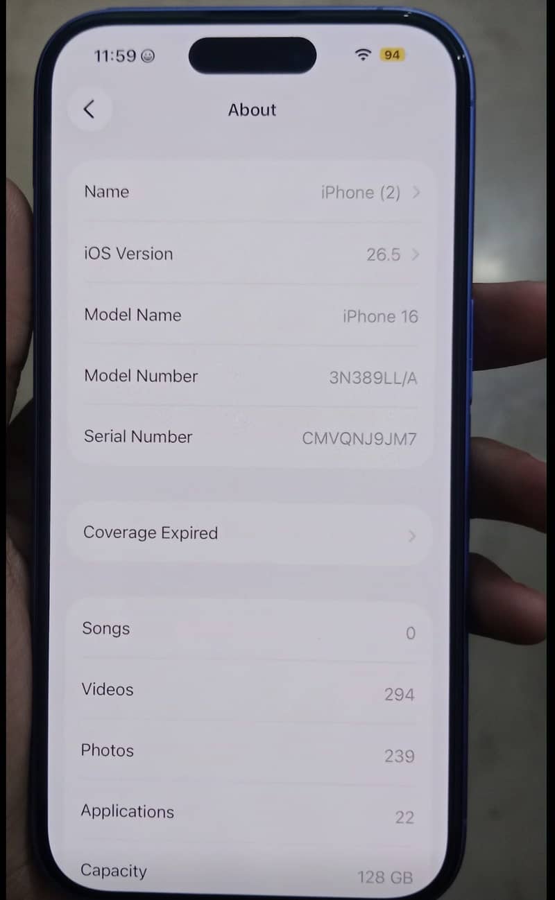 Apple iPhone 16 0