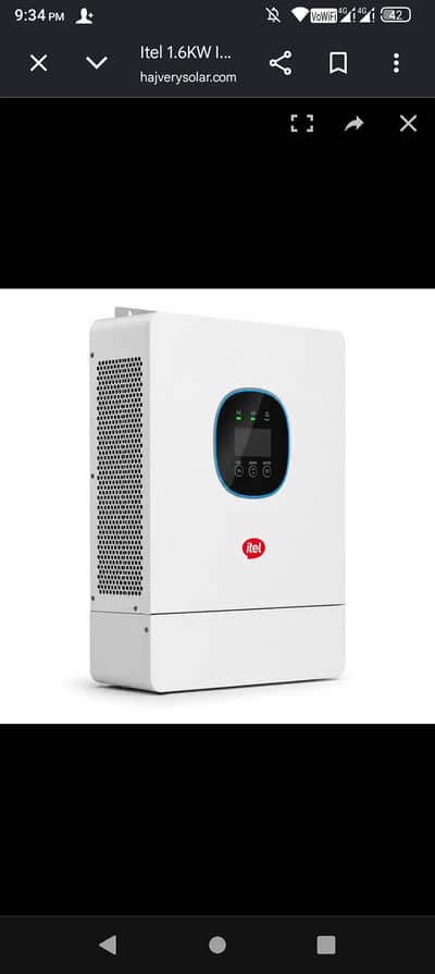 ITEL hybrid inverter and batteries