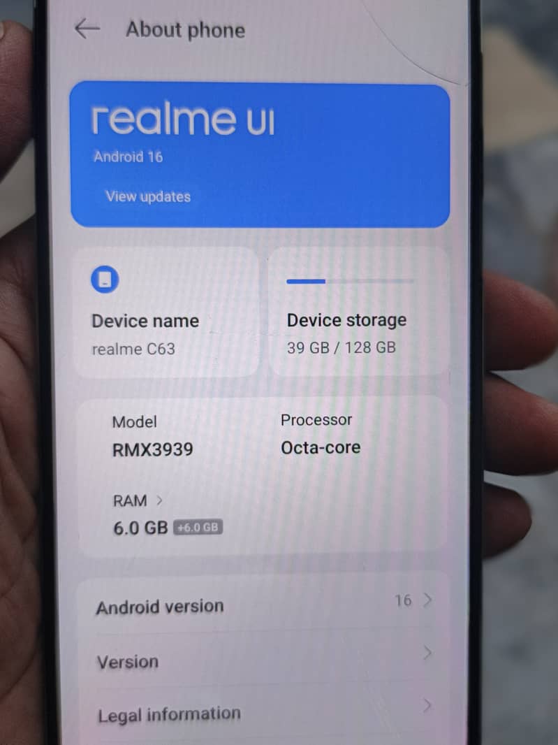 Realme C63 7
