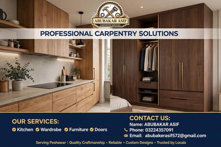 Carpenter Ka Kam Karwany Kay liye Contact Kary Har Kisam Ka Kam hota h