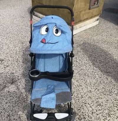 Black colour baby prams and walkers slightly used and good condition