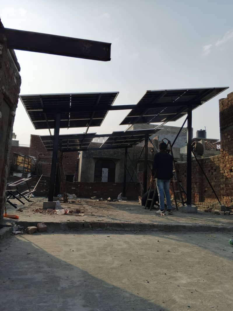 Solar system installation 0