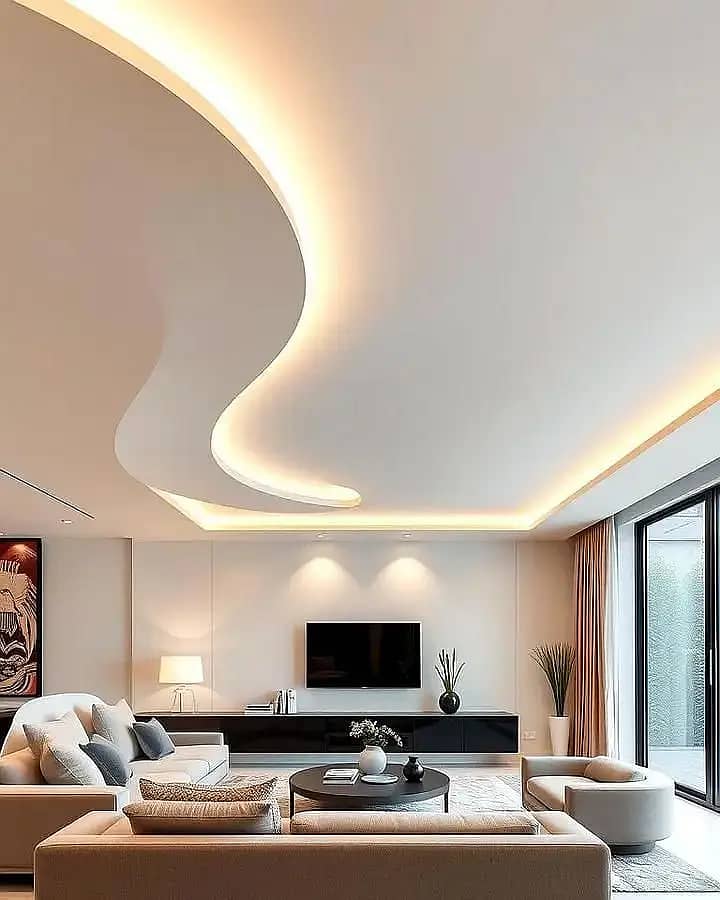 false ceiling/pop ceiling/pvc ceiling/gypsum ceiling/dumpa ceiling 14