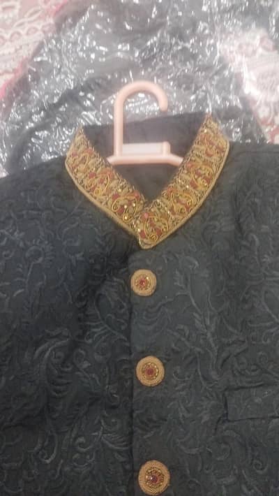 groom sherwani with Kula