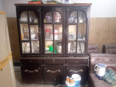 showcase+dressing table for sale