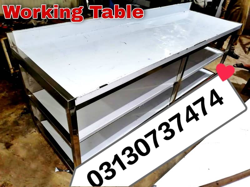 steel working table cutting table gentry table 4