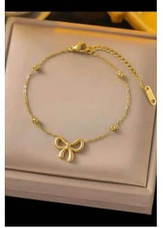 Trendy Bow Bracelet For Girls - Anti Tarnish