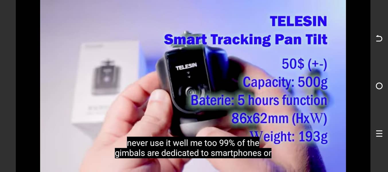 telesin smart face tracking 2