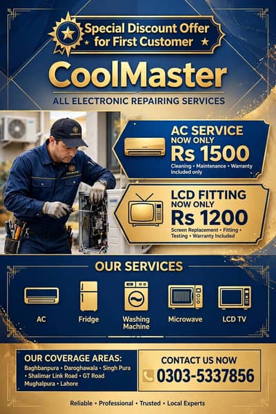 Ac reapiring and all electronic repairing