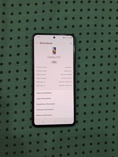 Samsung Mobile A51