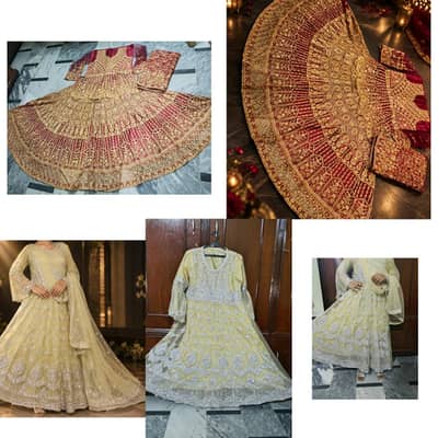 Bridal lehnga and Bridal Maxi