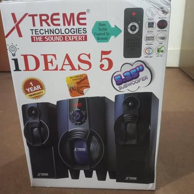 Xtreme IDEAS 5 2.1 Bluetooth speaker+ 5.25" Subwoofer + Brand New Box