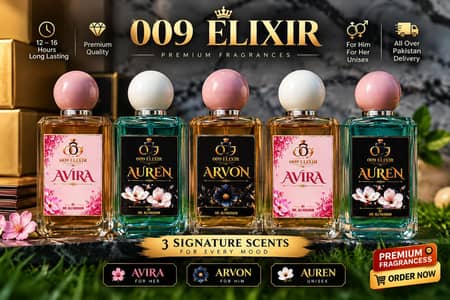 009 ELIXIR Premium Perfume 50ml | Men & Women