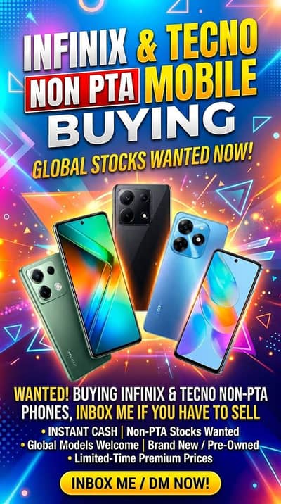 need none pta Infinix or Techno