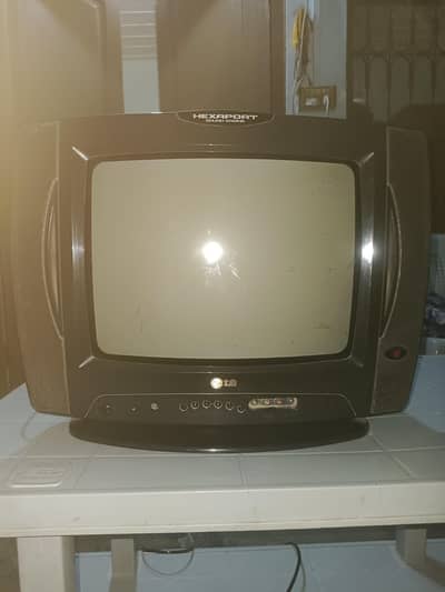 black colour  TV television acchi condition