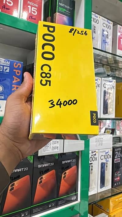 Poco C85 8 256GB official PTA 03491991581 WhatsApp