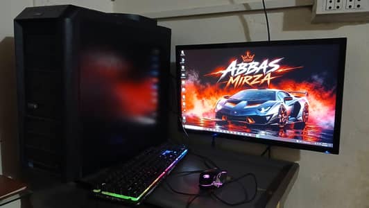 Gaming Desktop PC Setup for Sale - i5 4th, 4GB Nvidia GPU, Acer 24 LED