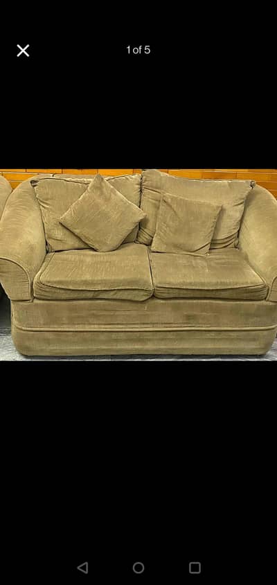 7 seater sofa in with 3 tables