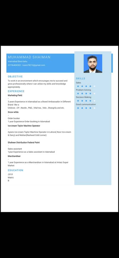 Any job