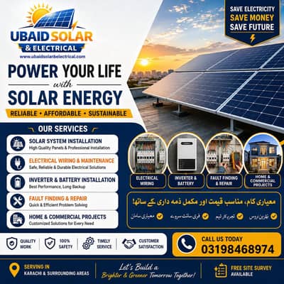 solar installation & Electrical work