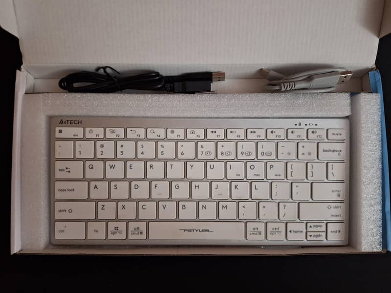 Wireless Keyboard A4Tech FBX51C - MacOS, Windows, Android, iOSs 0